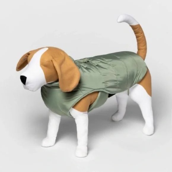 boots and barkley Other - R18. DOG PUFFER JACKET with Buckle - Olive Green - Boots & Barkley LARGE NEW